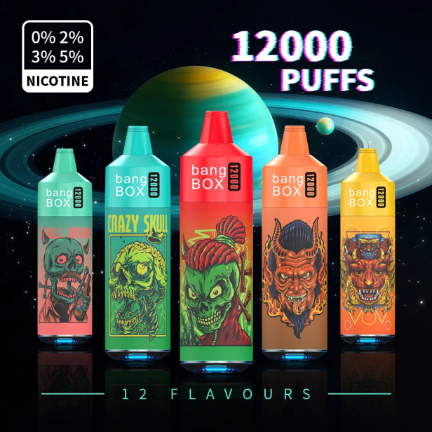 Bang Box 12000 שאיפות rgb אור חַד פַּעֲמִי - Bang Box Vape