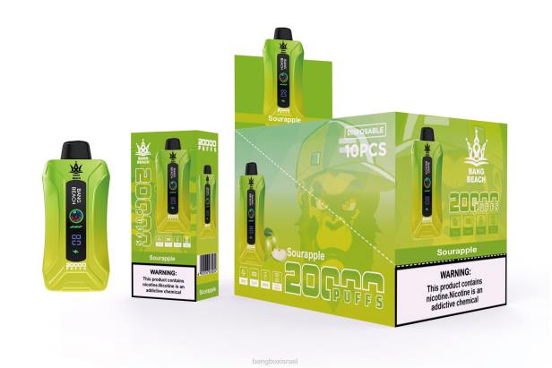 Bang Beach 20000 נשיפות מסך חכם vape תפוח חמוץ - Bang Box Vape