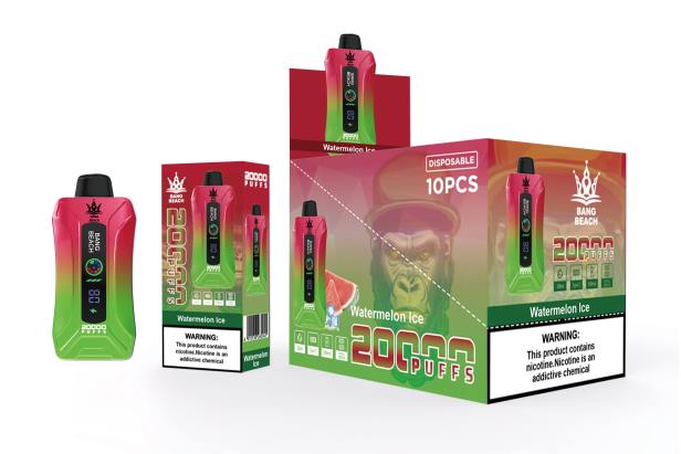 Bang Beach 20000 נשיפות מסך חכם vape קרח אבטיח - Bang Box Vape