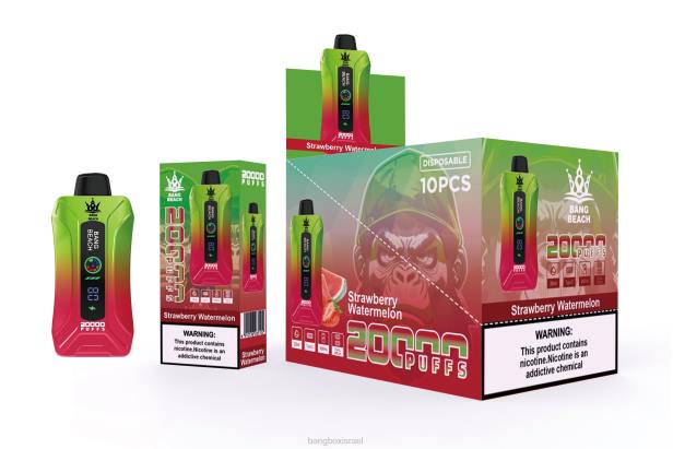 Bang Beach 20000 נשיפות מסך חכם vape אבטיח תות - Bang Box Vape Review