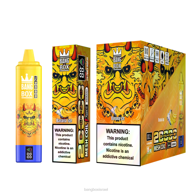 Bang Box מסך חכם 20000 נשיפות קיווי תות - Bang Box Vape Review