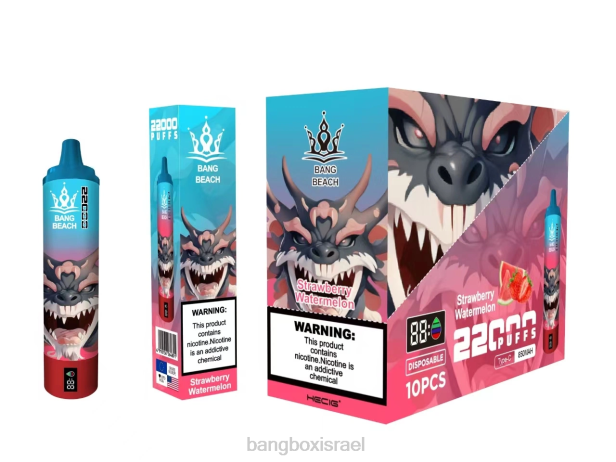 Bang Beach מסך חכם 22000 נשיפות דוּבדְבָן - Bang Box Flavours