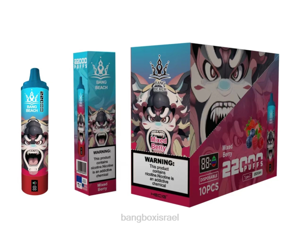 Bang Beach מסך חכם 22000 נשיפות ברי מעורב - Bang Box Vape Review