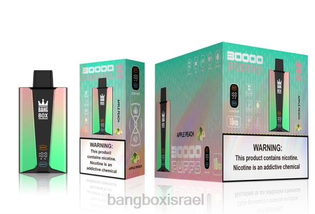 Bang Box 30000 פחזניות כפולות טעמים קרח דרקון שחור ואבטיח אפרסק מנגו - Bang Box Flavours