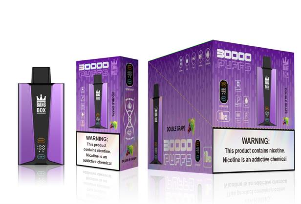 Bang Box 30000 פחזניות כפולות טעמים שלושה קרח פירות יער ומנגו תותים - Bang Box Vape