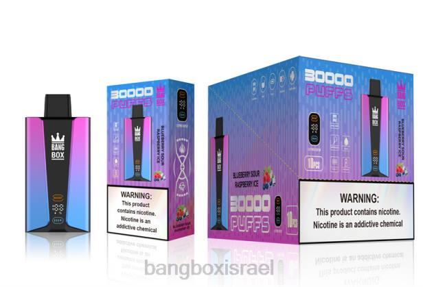 Bang Box 30000 פחזניות כפולות טעמים קרח אוכמניות ומיץ אפרסקים - Bang Box Vape Review