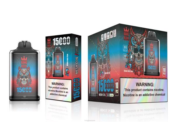 Bang Box s1-15000 שאיפות קרח כחול razz - Bang Box Vape Flavors